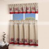 2 TIERS AND 1 VALANCE 3PIECE SET KITCHEN CURTAIN thumbnail-3
