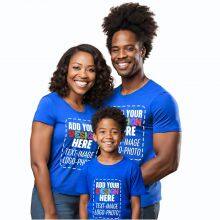 Custom T-Shirts for Unisex Youth & Toddler Kids, Custom Photo Text Image Tshirt, Create Your Own Family Matching Shirt White thumbnail-2