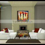 100%handmade Beautiful Knife Oil Painting thumbnail-5