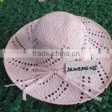 Lady Floppy Wheat Straw Hats Floppy Beach Hat Wide Brim Floppy Hat thumbnail-3