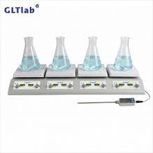 Four-piece Four-spoke Ceramic Plate Multi-position Heating Magnetic Stirrer thumbnail-1