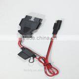 UL 22AWG 2 Core UV Jacket Stripped OBD Plug With 1.5mm Waterproof Wiring Harness thumbnail-5
