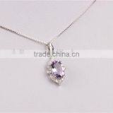 Wholesale Luxurious American Diamond 18K Gold Jewelry Necklace thumbnail-3