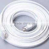 Slim Flat UTP Cat6A Patch Cord Ethernet Cable