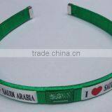 I Love SAUDI ARABIA Hair Hoop,fashion Hair Bands,popular Sport Fans Product thumbnail-1