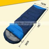 2016 portable 190T polyester with waterproof coating envelope sleeping bag wholesaler/foldable sleeping bag