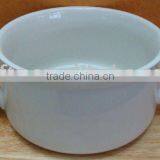 Factory Outlet White Porcelain Promotion Soup Mug thumbnail-1
