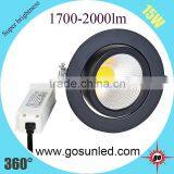 Dimmable 15w Led Gimable Downlight Led Celling Light thumbnail-1