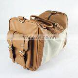 China Supplier Large Size Travel Bag Leather Travel Bag Customized Tote Travel Bag thumbnail-1