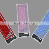 2013 Hottest Silicone Wireless Bluetooth 2.0 Keyboard Fit for Iphone/ipad and All Kinds of Tablet PCs, Dustproof & Water Proof thumbnail-1