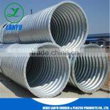 arch tunnel assemble pipe galvanized corrugated pipe metal corrugated pipe culvert