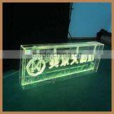 GH-IS012 Clear Acrylic Led Logo Sign Display Edge Lit Acrylic Signs thumbnail-4