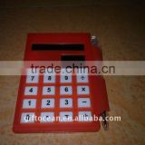 promotional solar calculator with memo & pen