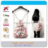 Fashion Foldable Drawstring Bag, Foldable Jute Bag, Printed Drawstring Bag thumbnail-3