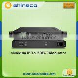 IP Input RF Modulator With 4 IP Output and 2 Carrier Output