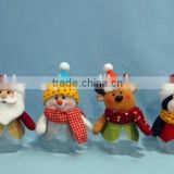 5inch Christmas Santa and Snowman Candy Jar
