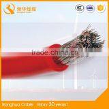 Single Tinned Copper Core low voltage Flexible rubber insulation Welding Cable