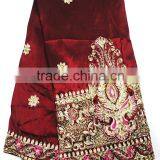 New Design African Blue Silk George Lace Indian George Lace With Sequins Fashion Design George Clothing thumbnail-6