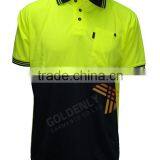 OEM With Lastest Design for Men' s hi vi Cotton Fluorescent Scent Polo Shirt thumbnail-4