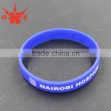 Fashionable Charm Bracelet/blue uv Silicone Bracelets With Business Logo thumbnail-3