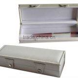 High End Leather Pen Gift Box With Button Closure