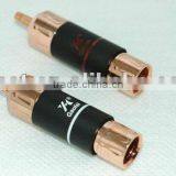 Hi-End Red Copper RCA Plug Audiophile RCA Adapter