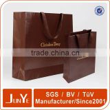 gold foil stamp luxury paper gift bag with twist handle                        
                                                                                Supplier's Choice
