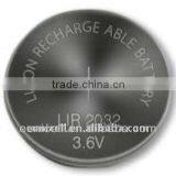 LIR Lir2032 3.6V Button Cell Battery LIR2032 LIR2430 LIR2450