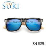 Wooden Temple Sunglasses Cheap Plastic Frame Wooden Glasses Dark Lens Sunglasses thumbnail-5