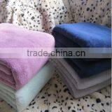 Solid Color Coral Fleece Blanket thumbnail-1