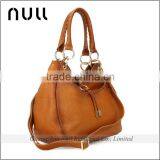 Wholesale Brown Color Vintage Grain Leather Luxy Handbag Without Braid Chain thumbnail-2