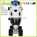 Wholesale Adjustable Metal Chassis Black Blue Boys Quad Skate thumbnail-3
