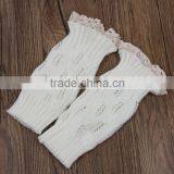 Women Winter Accessories Legwarmer Ruffled Lace Leg Warmers Quality Choice