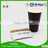 Different Size 12oz Single Wall Coffee Paper Cup Lid Sleeve thumbnail-4
