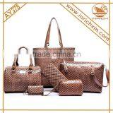 Chinese Supplier Wholesale 6pcs In a Set Ladies Handbags At Low Price Quality Choice thumbnail-2