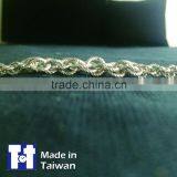 Manual Double Spiral Sterling Silver Bracelet Jewelry Valentine Gift thumbnail-5