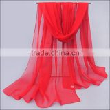 new mix color red ladys spring and autumn rectangle chiffon scarf