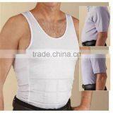 High Quality Factory Slim Body Shaper Slimming T-Shirt Vest for Men Undershirt 2016 thumbnail-5