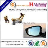 OEM China Factory Aluminum Die Casting Powder Coating Motorcycle Automobile Rearview Mirror Frame thumbnail-4