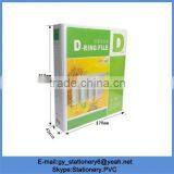 PVC Pocket Size 2 Ring Binder, Metal Loose Ring Binder