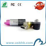 Lipstick Shape Wholesale Bulk Promotional Cheap Pendrive thumbnail-2