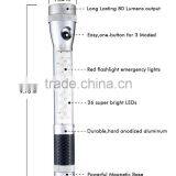 Lighting 3-in-1 Auto Safety LED Flashlight for Car Roadside Emergency