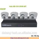 4ch HD CVI Dvr Kit,p2p Cloud, 4ch DAHUA Solution CVR Camera Kit, 720P Cvi Camera,security DIY CVI Kit,iPhone&Anroid Phone View