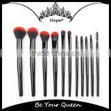 Cool Black 11pcs Makeup Brush Set Bulk Stock Cheap
