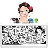 New Design Factory Outlets Dream Girl Series Nail Stamping, Professionals Nail Art Stamping Plates thumbnail-1