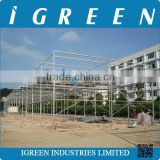 Polycarbonate sheet greenhouse for roses