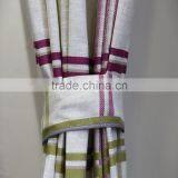 Modern Curtain Design Square Linen Mixed Curtain Fabric for Ready Curtains thumbnail-1
