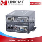 LM-K103TRU For Local and Remote Monitor,1000ft VGA KVM Extender Over Cat5 With USB