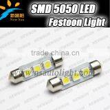 High Lumens 12v Festoon Led Bulb Lighting,31mm-3SMD Car Led Festoon Bulb 27mm/36mm/39mm/41mm 2SMD 5050 With Built-in Current