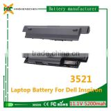 11.1v 5200mAh battery for dell inspiron 3521 laptop battery